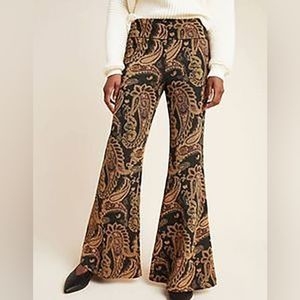 NWT Anthropologie Paisley Flare Pants